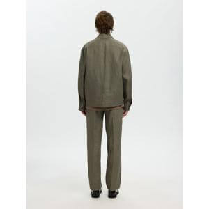 Selected Homme Regbaird Linen Resort Overshirt